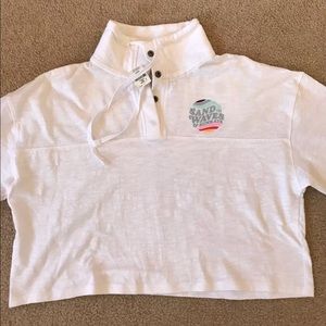 VS Pink Cropped Sweatshirt